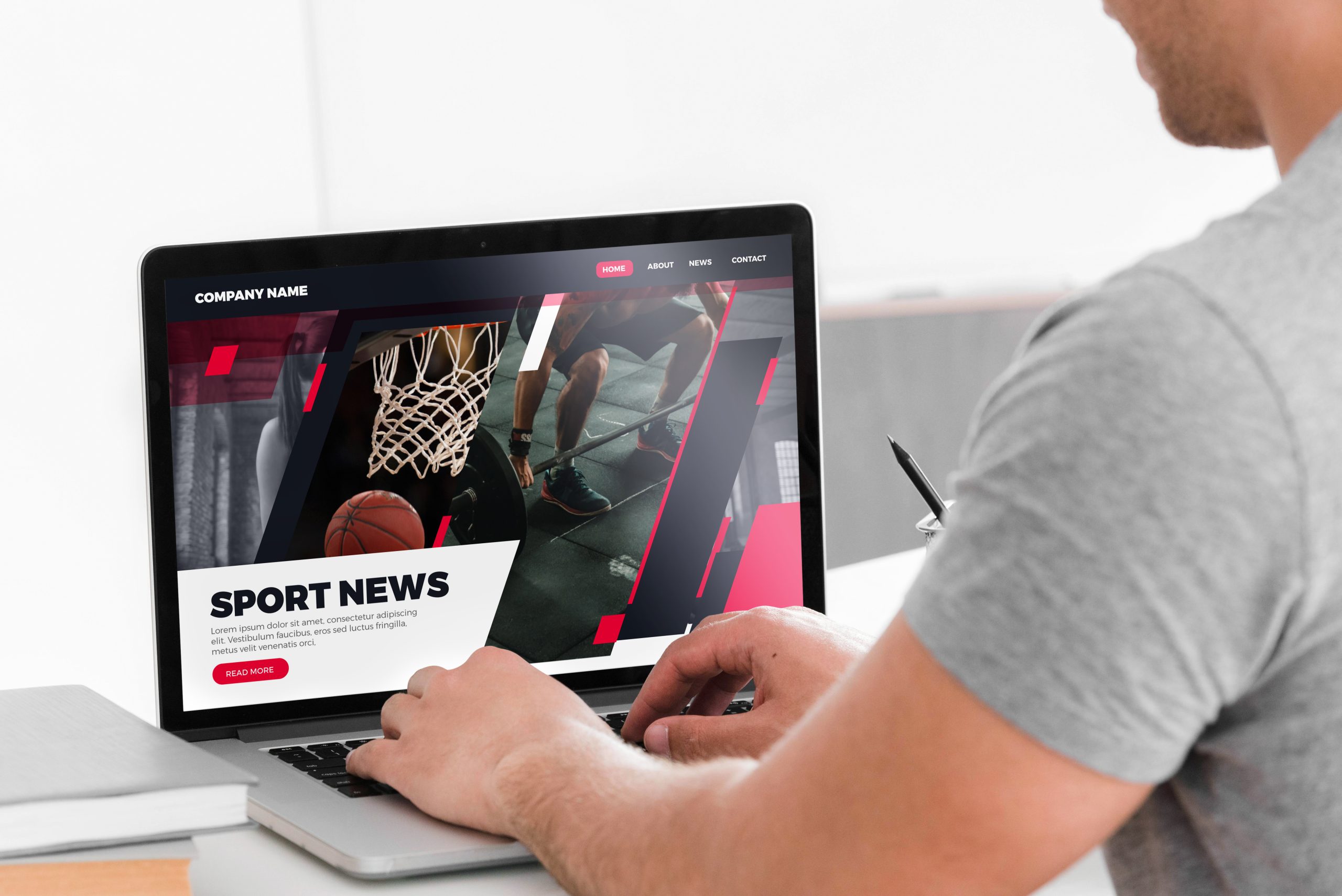 landing page